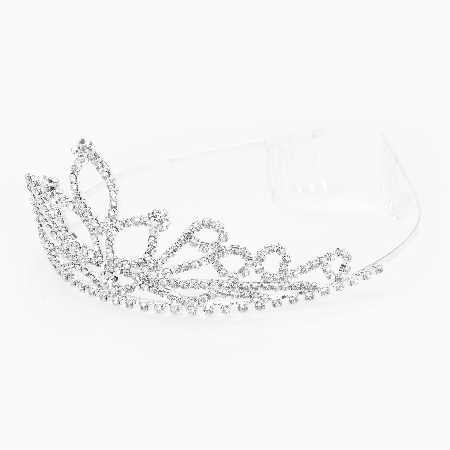 Silver Rhinestone Princess Tiara