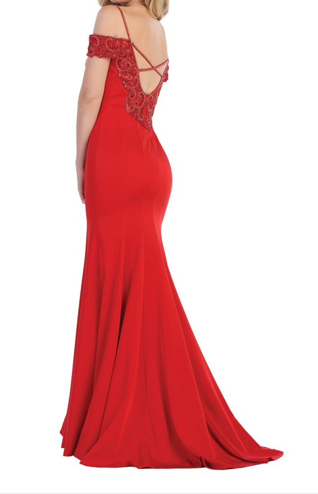 Drop Shoulder Fitted Dress