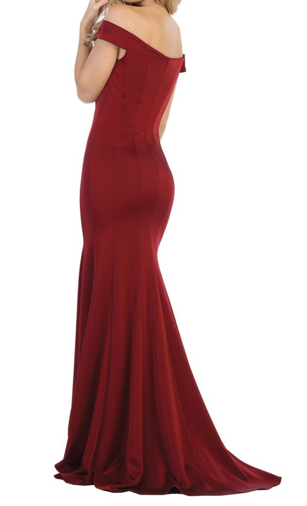 Drop Shoulder Long Dress