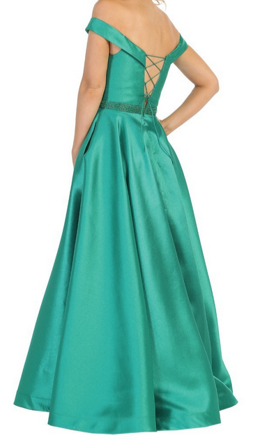 Satin Long Ball Gown LOW COST FORMALS Satin Long Ball Gown LOW COST FORMALS