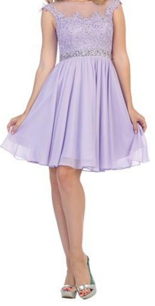 Flare Chiffon Short Dress – LOW COST FORMALS