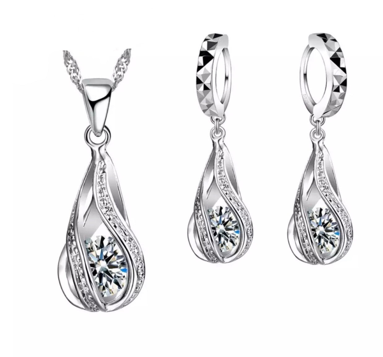 Sterling Silver 925 Jewelry Set